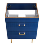 24" Bathroom Vanity In Blue Color (Sink Basin Not Included) | Daybreak Series | Modern Design Vanity With Basin For Homes, Hotels image 5