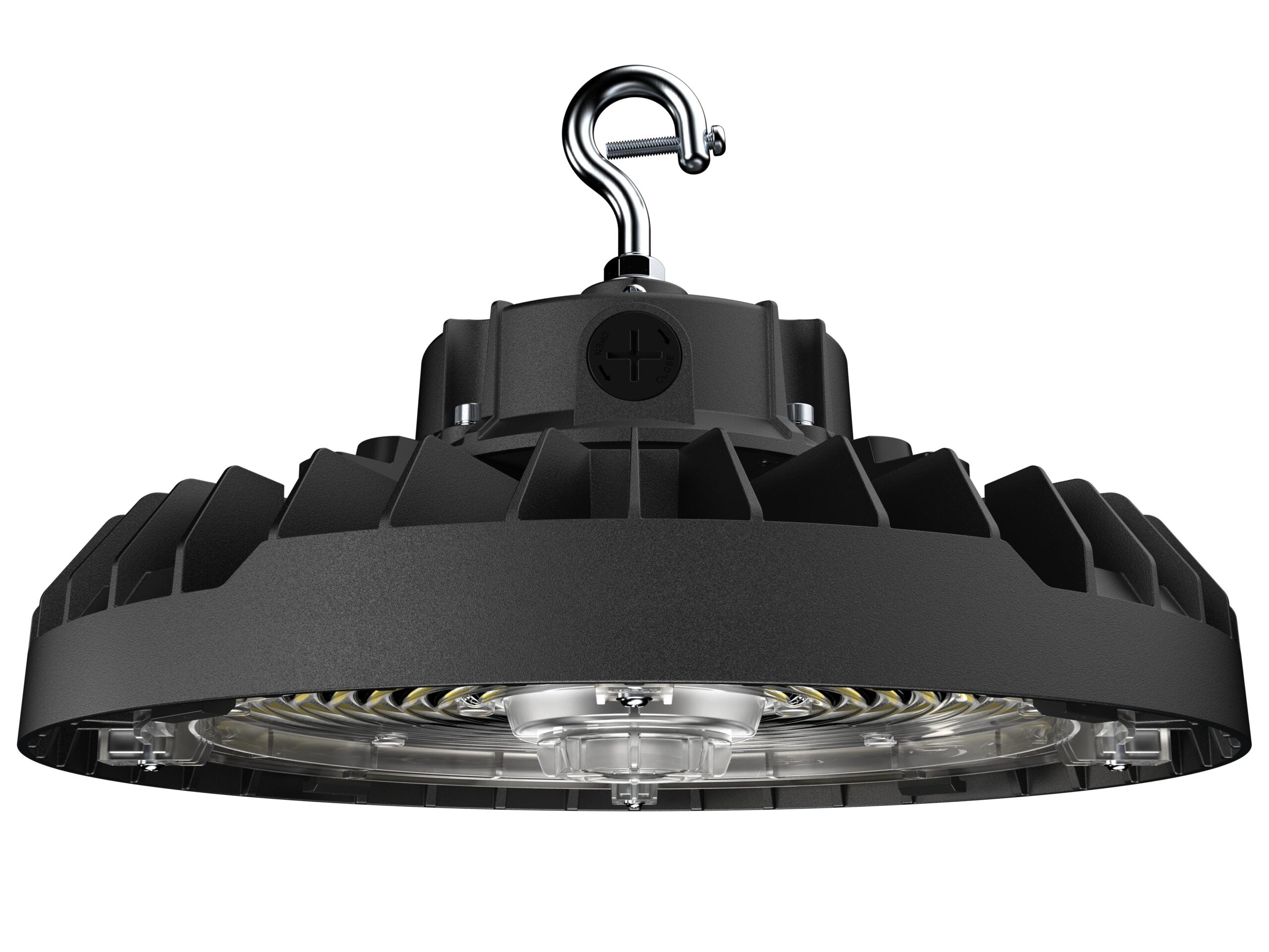 100 - 240 Wattage Tuneable LED UFO High Bay Light | J12 Series | CCT Tuneable 3000K/ 4000K/ 5000K | 14000 Lumens - 33600 Lumen Options | ETL & DLC 5.1 Listed | Pack of 2 image 3