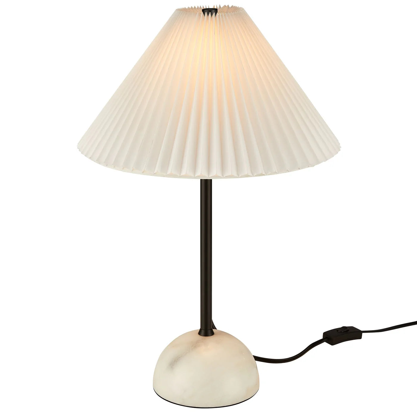 Illusion Dome Table Lamp with a Marble-Inspired Base | Pack of 2 image 8