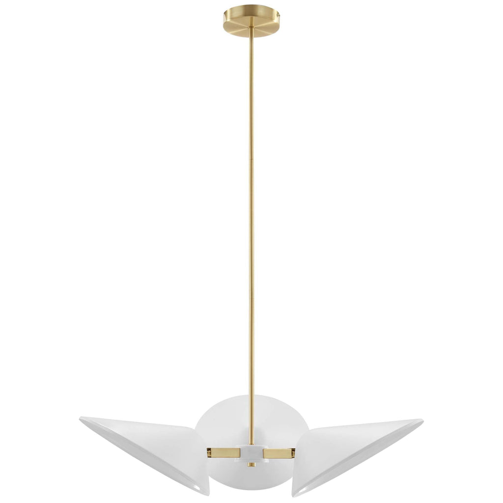 Journey 3-Light 3" Arm Pendant | Black &amp; White Color Options | Ideal for dining room, living room, or bedroom | Pack of 2 image 6