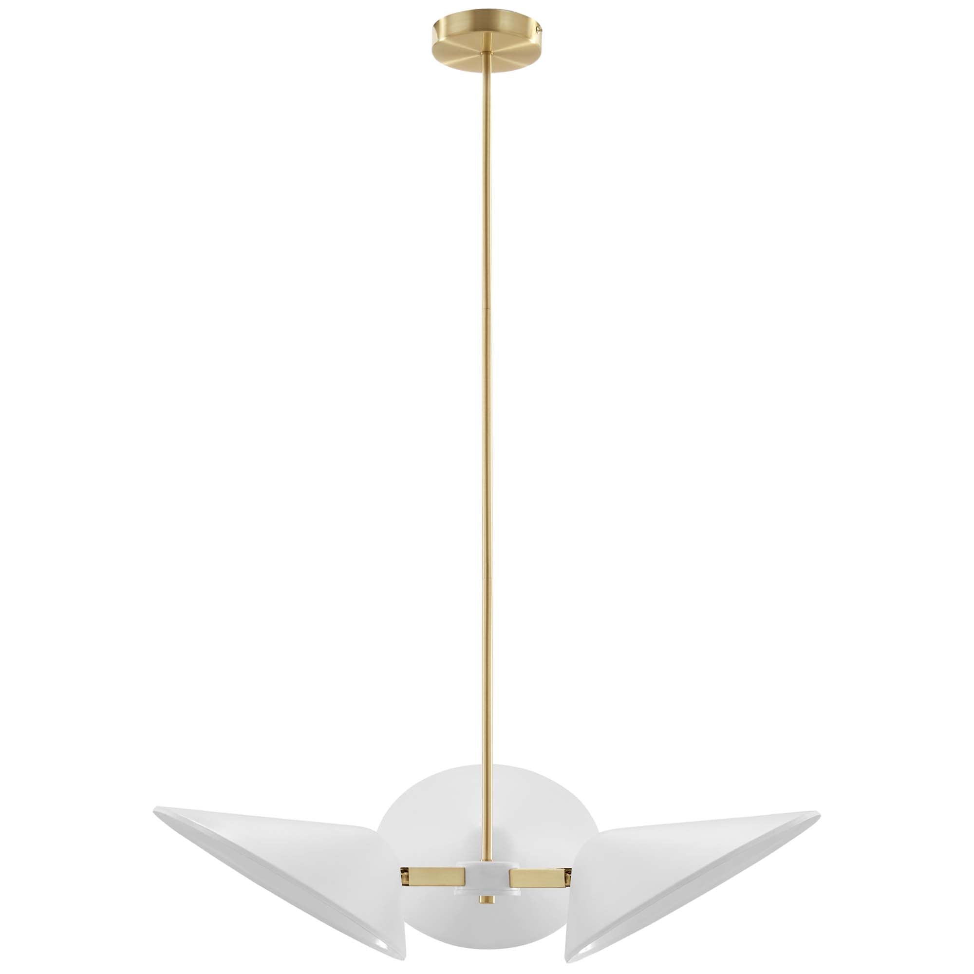 Journey 3-Light 3" Arm Pendant | Black &amp; White Color Options | Ideal for dining room, living room, or bedroom | Pack of 2 image 6