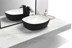 Tuscany 19-3/4"W x 15"D Ceramic Rectangular Bathroom Vessel Sink | Brushed Nickel & Brushed Matte Black Color Options | Odesal Series | Premium Quality Ceramic Construction image 4