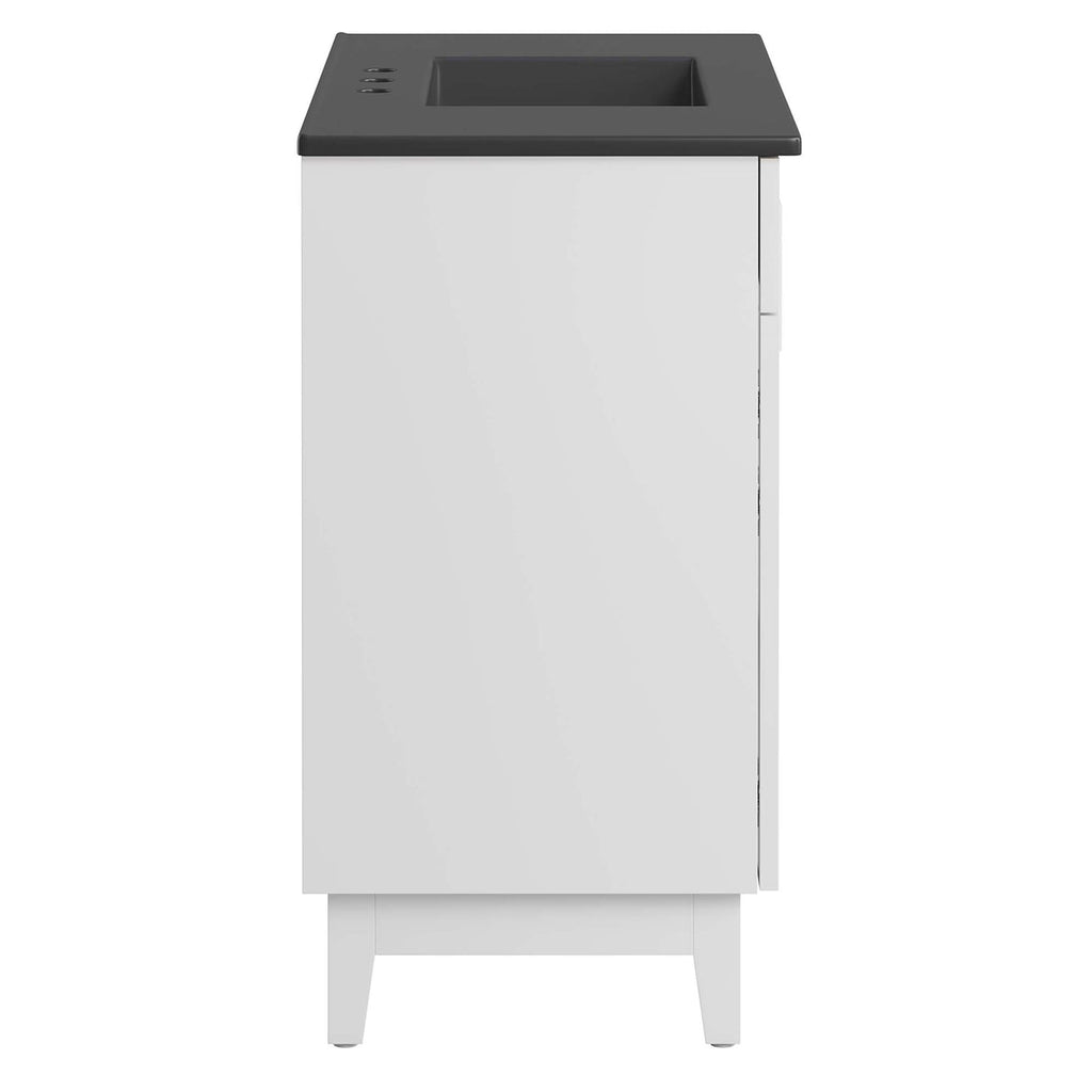 24" / 36" Miles Series Bathroom Vanity In Various Colors  | Modern Design Vanity With Basin For Homes, Hotels image 10