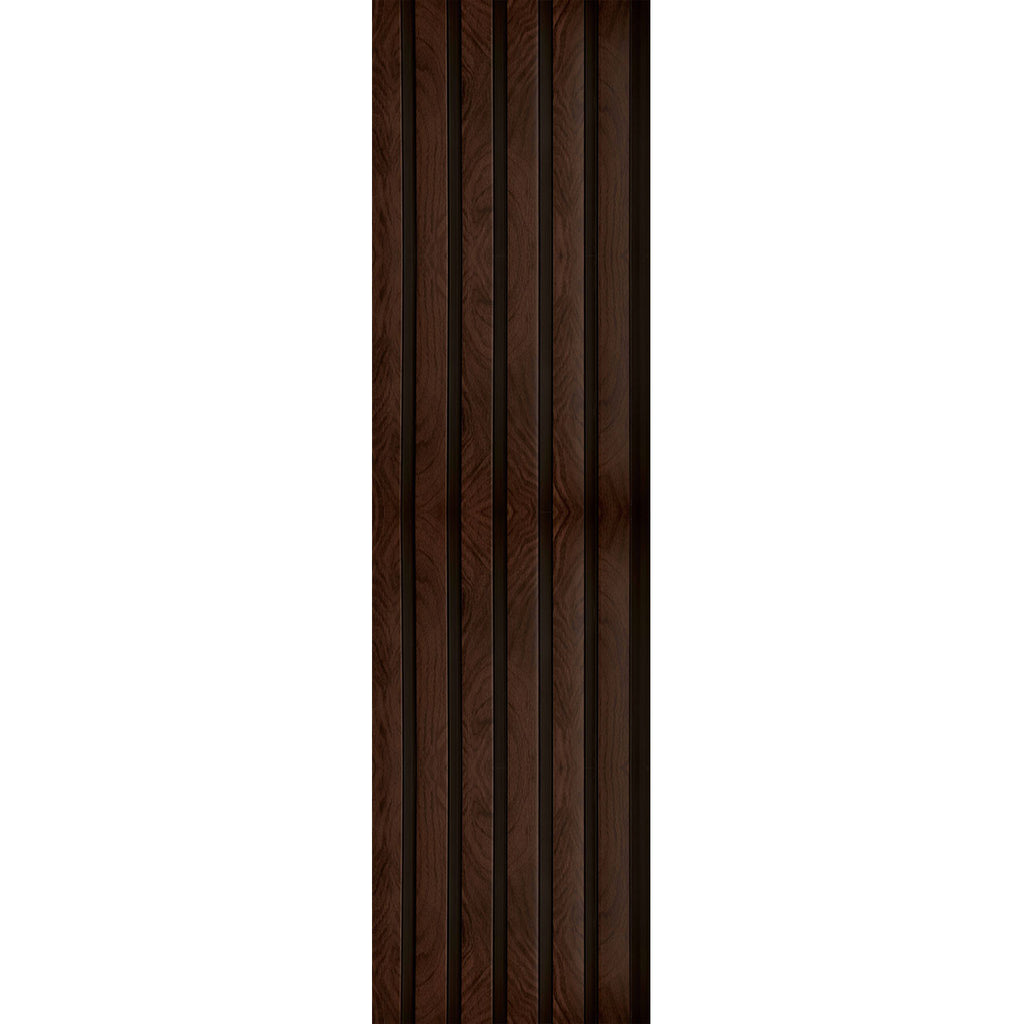 Large Slats Polystyrene Wood Slat Walls 112 in x 9 1/2 in - (Pack of 10) / 73.5 sqft image 5