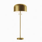 Avenue Floor Lamp in Satin Brass | Modern Design | E26 Base | For Living Areas &amp; Bedrooms image 6
