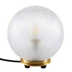 Destiny Satin Brass Glass and Metal Table Lamp | Pack of 2 image 2
