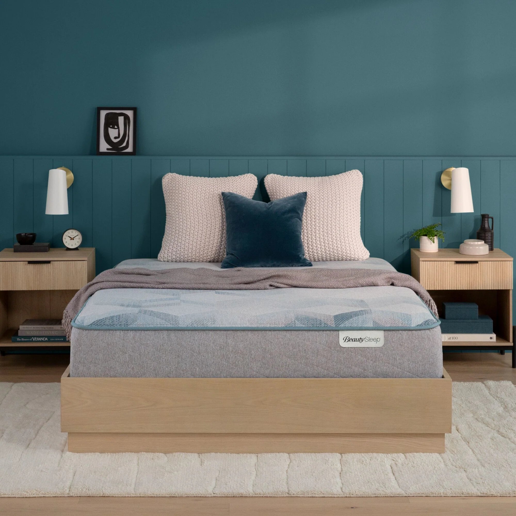Beauty Sleep Dream Weaver 12.5" Hybrid Plush Mattress | Beautyrest® Pocketed Coil® Technology | AllCool™ Gel Memory Foam | Contouring Pressure Relief | CertiPUR-US® Certified | 10-Year Limited Warranty | 100-Night Trial image 1