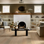 Expressions Hardwood | The Gallery Collection | Lyric Shade | White Oak | Real Hardwood | 4 mm Veneer Thickness | 23.31 Sq. Ft. Per Carton | Wire Brushed Texture image 4