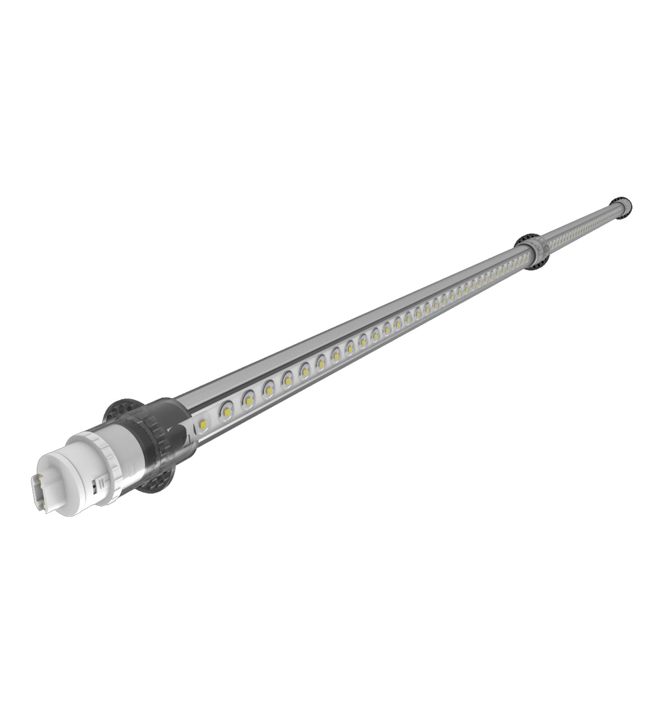 12" LED Sign Tube | 3 Wattage | 336 Lumens | 6500K CCT | 120V-277V | Single Sided 180° | Type B/ Double Ended Power | ETL Listed | Pack of 25 image 1