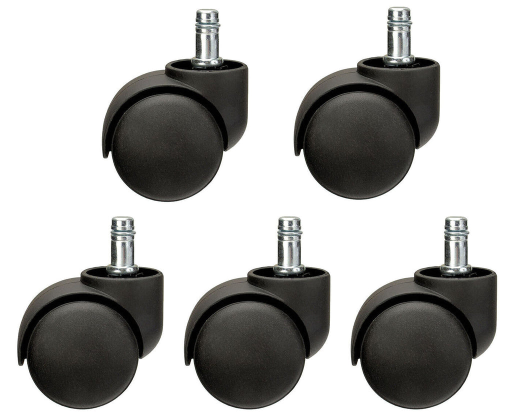 Set of 5 Caster Wheels for Office Chair image 1