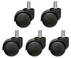 Set of 5 Caster Wheels for Office Chair image 1