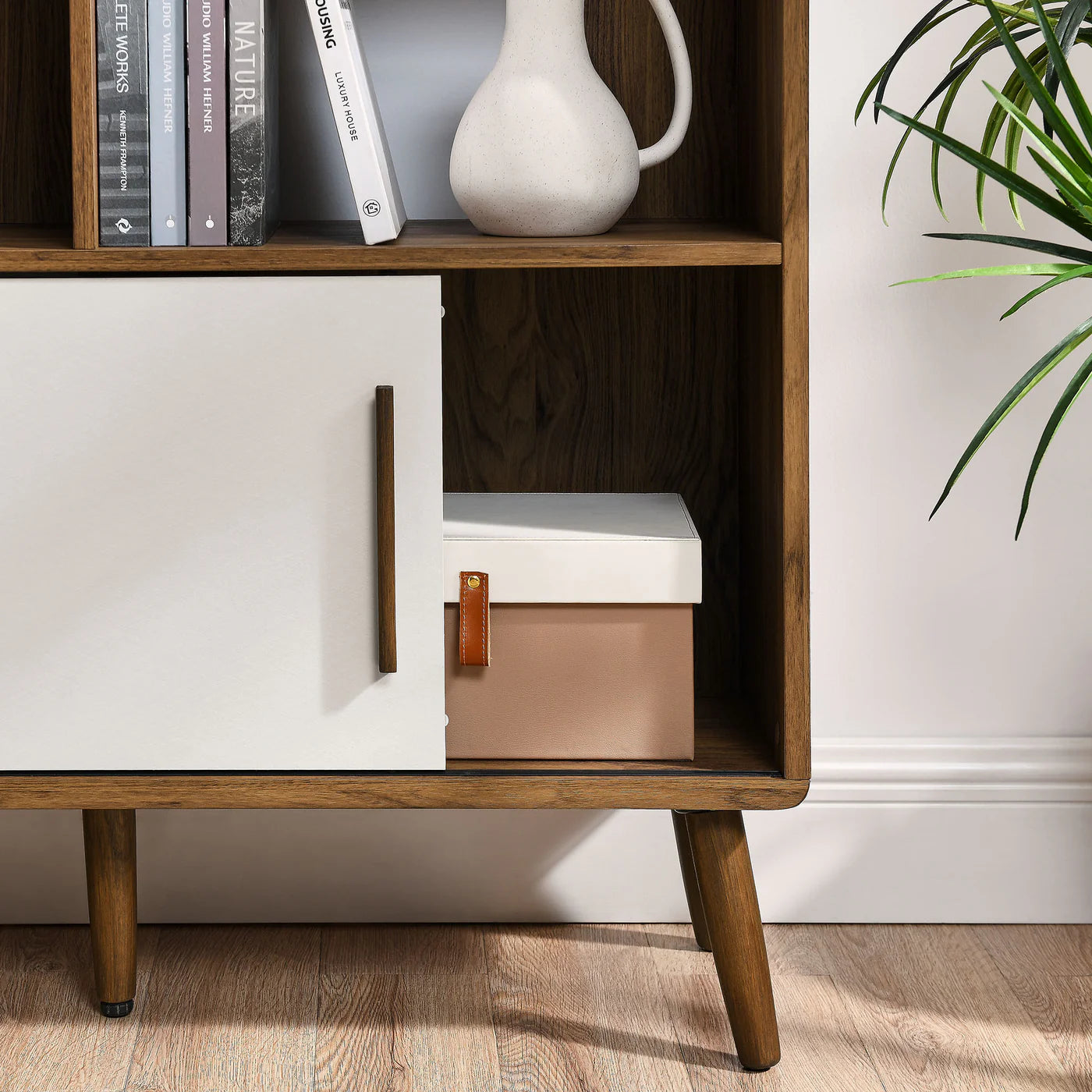 Transmit 59” Bookcase with Sliding Panel Doors image 15