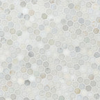 Calacatta Gold 1” Hexagon Polished Mosaic Tile | Wall Tile &amp; Backsplash Tile | Marble | Greenguard Gold, USGBC/LEED | 10 Pieces Per Box image 4