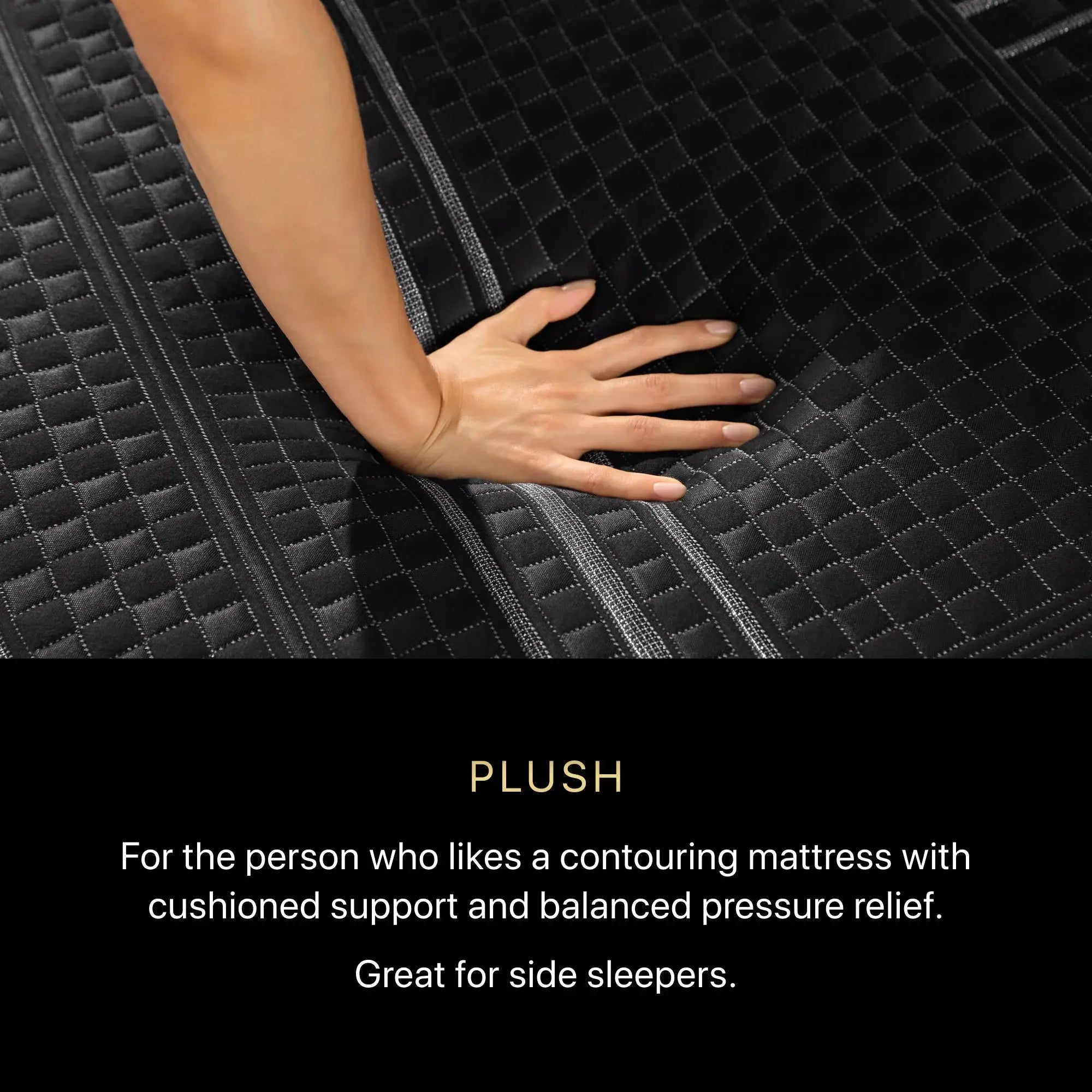Beautyrest® Black Mattress | Black Series | Triple-Stranded Pocketed Coil® Technology | Maximum Individualized Support | Ultimate Motion Separation | Beautyrest® Gel Memory Foam | CertiPUR-US® Certified | 10-Year Limited Warranty | 100-Night Trial image 4