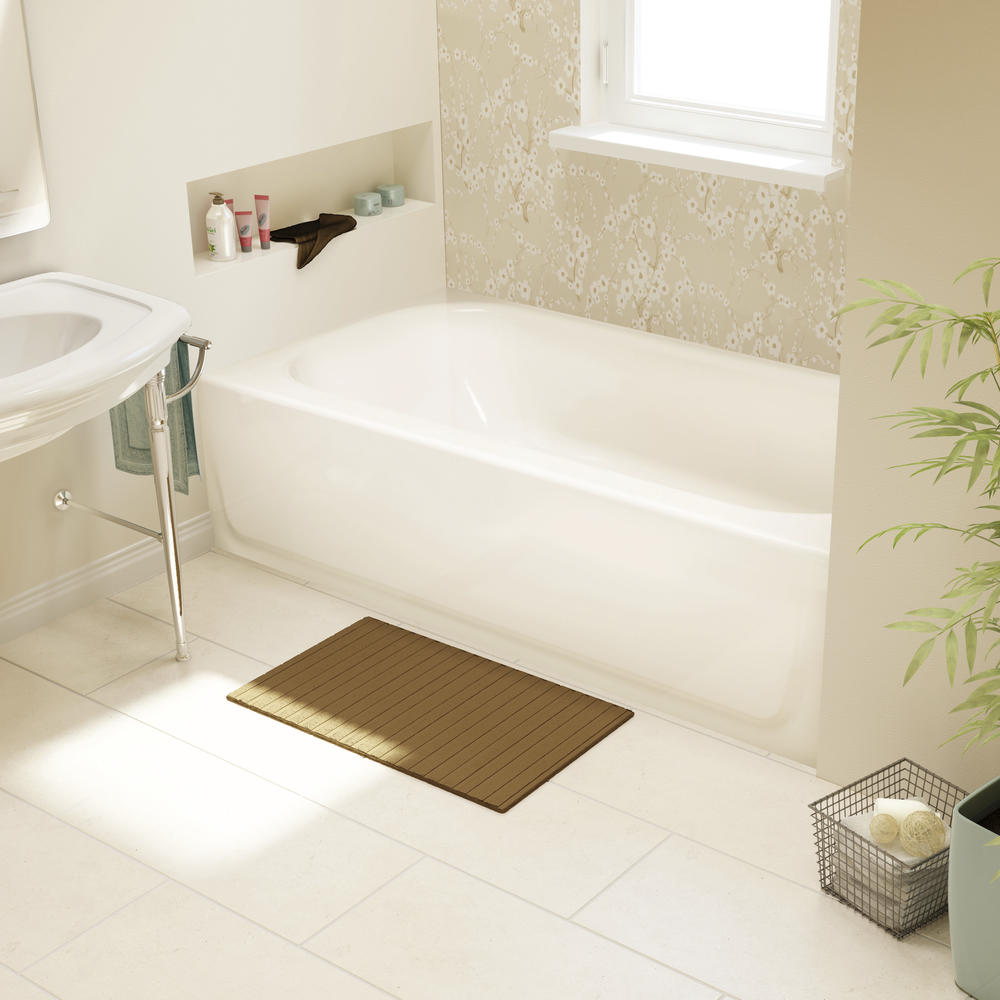 Briggs UltraCAST 60"W x 30"D x 14-1/4"H Bathtub | Liberty Series | Left Or Right Drain Location Options | White, Biscuit Or Bone Color Options | Made Of UltraCAST Material | Lifetime Warranty image 0