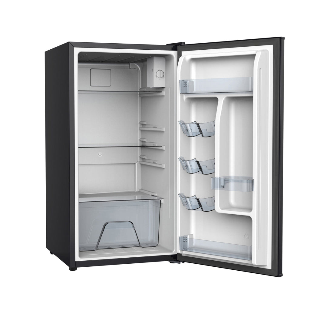 Magic Chef 3.2 Cu Ft Mini Refrigerator Without Freezer | Black Color | Energy Star Qualified | 5 Year Warranty On Compressor | 3 Fresh Food Glass Shelves | Reversible Door image 1