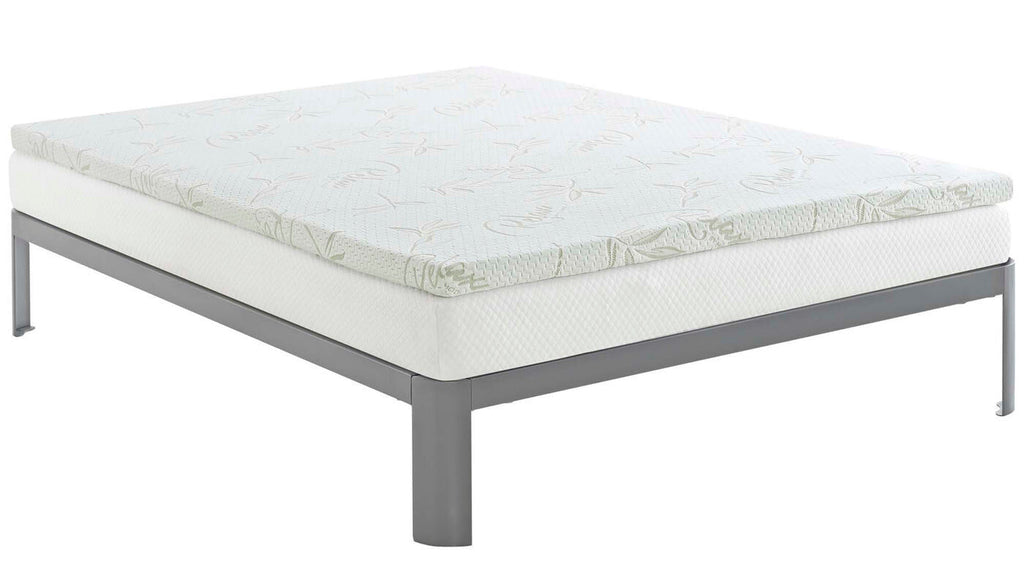 2" Gel Memory Foam Mattress Topper | Queen Size | With Washable Cover | CertiPUR-US® Certified | Pack of 2 image 1
