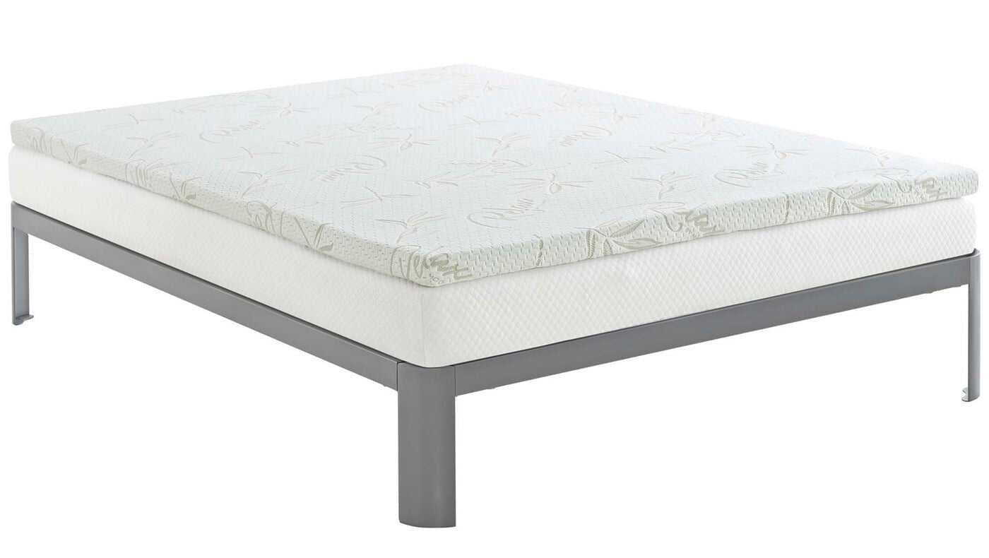 2" Gel Memory Foam Mattress Topper | Queen Size | With Washable Cover | CertiPUR-US® Certified | Pack of 2 image 1