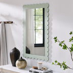Rectangle Wall Mirror | Emmeline Scalloped Series | Pack Of 3 image 0