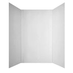 Subway Shower Wall Tiles For Shower and Tub Surrounds | Glue Up Easy To Install | 3 Wall Set image 7