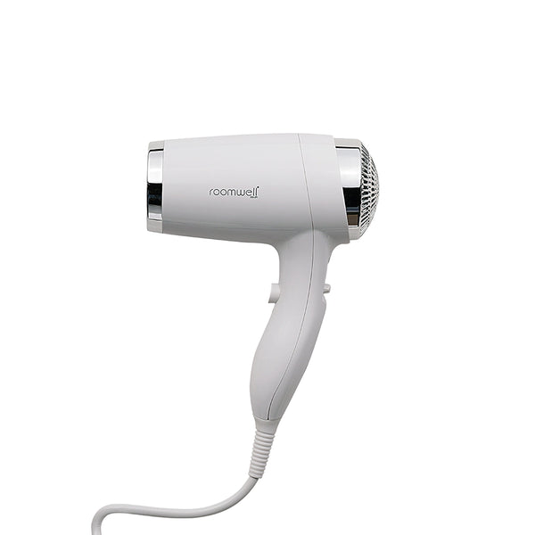 Roomwell UK 1600 Watt Wall Mount White Hair Dryer | 2 + 1-Year Extended Warranty at No Cost | Black Or White Color Options | Pack Of 4 image 1