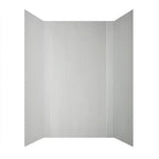Herringbone Shower Wall Tiles For Shower and Tub Surrounds | Glue Up Easy To Install | 3 Wall Set image 3