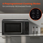 Magic Chef 0.9 Cu. Ft Countertop Microwave | 900 Watt | Black | 6 Auto Cooking Modes | Child Lock | Digital Display | 10 Power Levels |  8 Years Warranty On Magnetron image 13