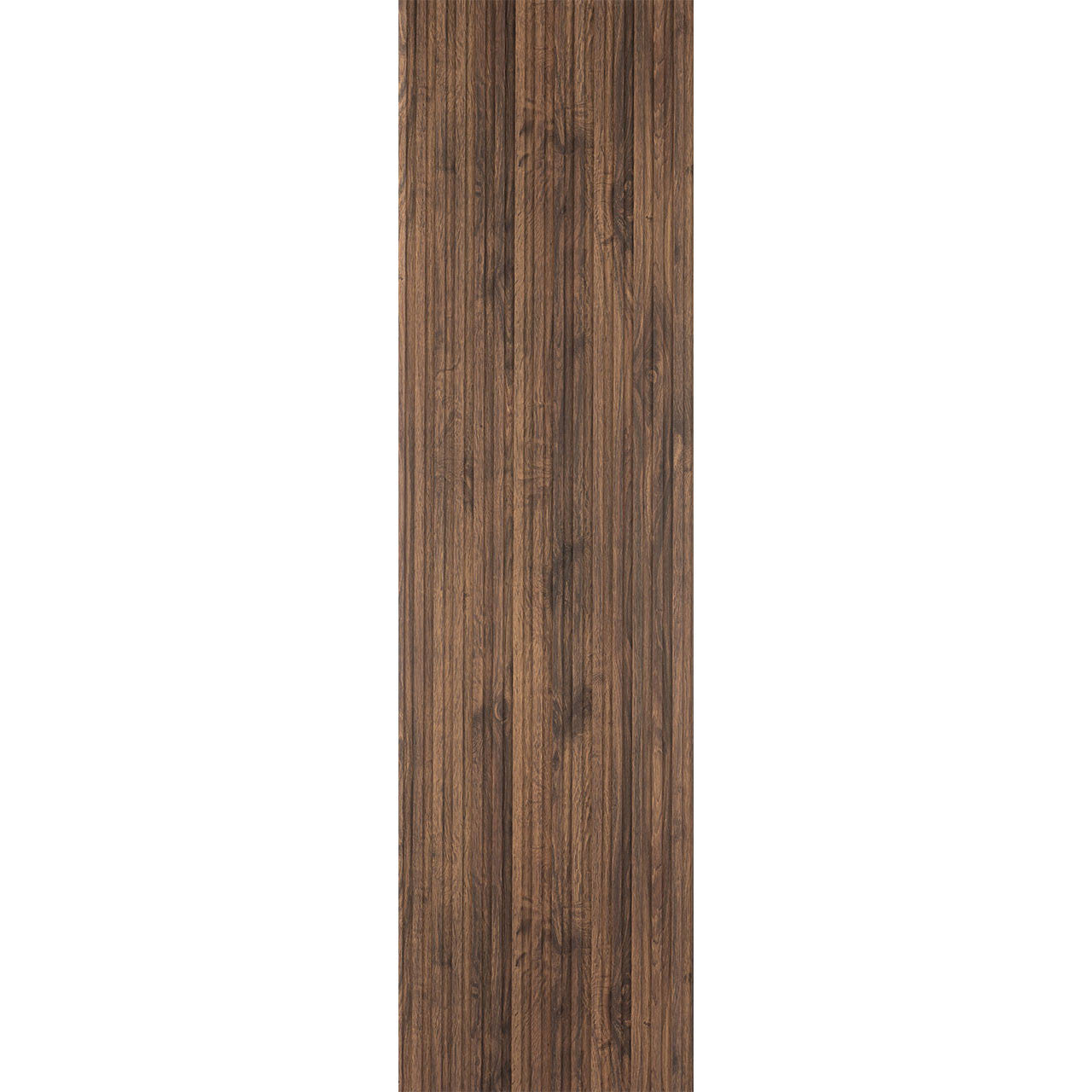 Small Slats Polystyrene Wood Slat Walls 112 in x 12 in - (Pack of 10) / 93 sqft image 0