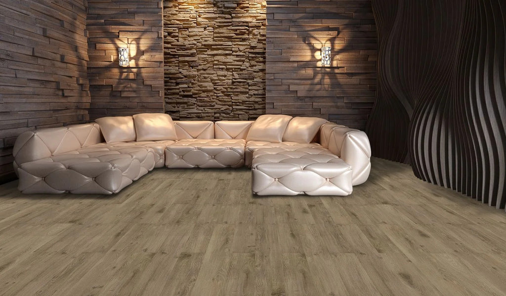 5 mm SPC Vinyl Flooring | 7" X 48" Plank | 1 mm IXPE Padding Attached | 22 Mil Wear Layer Plus 6 Mil UV Layer | Click Lock Installation | Medio Fortika Series 1525 | Fire Resistant | FloorScore® Certified | 1 Box (10 Planks) image 2