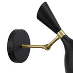 Adjustable LED Wall Sconce Lights in Black image 3