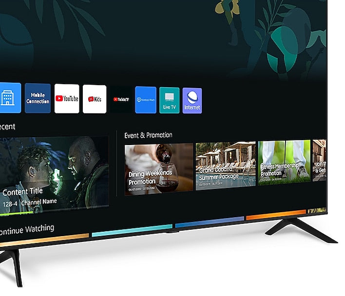 55" Series 4K Hospitality TV | Pro:Idiom | HCU708 Series | SmartTV With bLAN | 4K Upscaling and PurColor | Crystal Processor 4K | LYNK Cloud | Multi-Code Remote image 8
