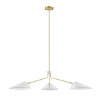 Journey 3-Light 14" Arm Pendant | Black &amp; White Color Options | Ideal for dining room, living room, or bedroom image 6