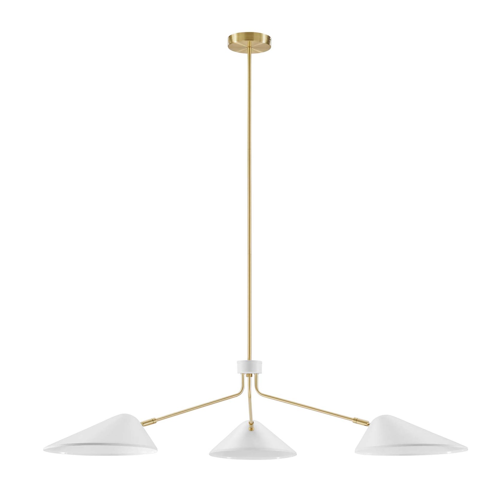 Journey 3-Light 14" Arm Pendant | Black &amp; White Color Options | Ideal for dining room, living room, or bedroom image 6