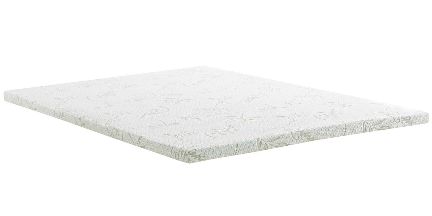 2" Gel Memory Foam Mattress Topper | Queen Size | With Washable Cover | CertiPUR-US® Certified | Pack of 2 image 2