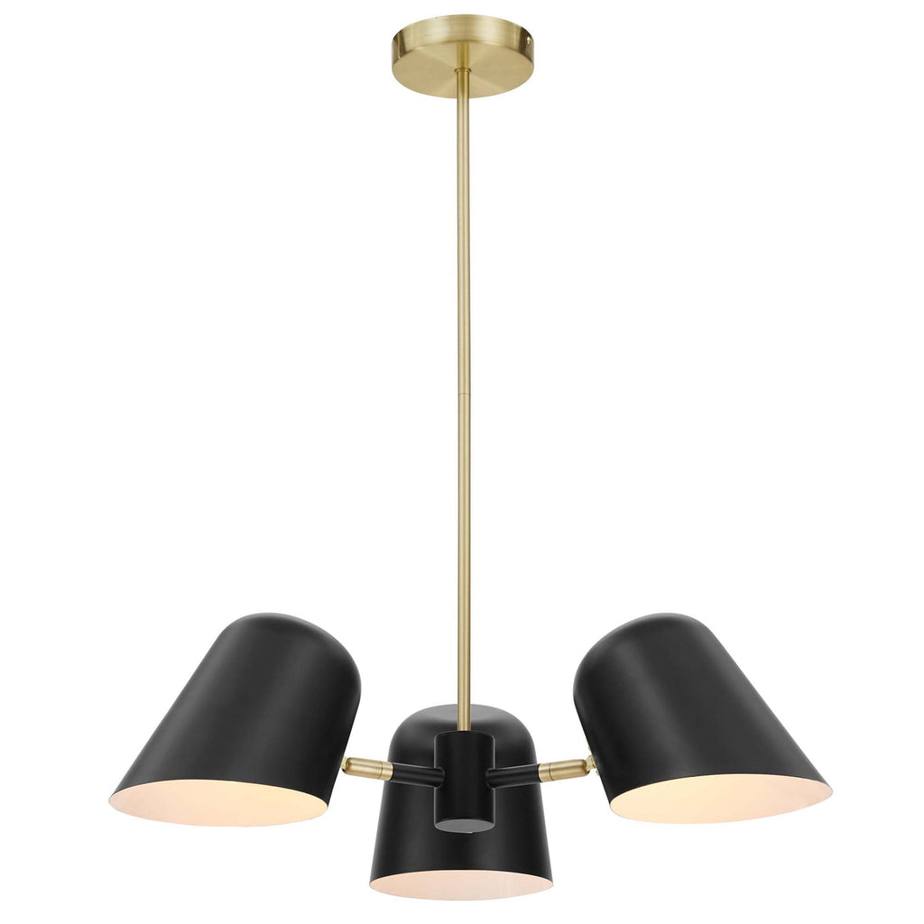 Briana 3-Light Pendant Light | White &amp; Black Color Options | Ideal for Living Space, Bedroom, Kitchen, Dining room, Bathroom, Or Office image 10