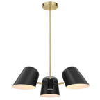 Briana 3-Light Pendant Light | White &amp; Black Color Options | Ideal for Living Space, Bedroom, Kitchen, Dining room, Bathroom, Or Office image 10