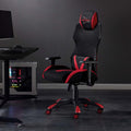 Speedster Mesh Gaming Chair in Black and Red image 0