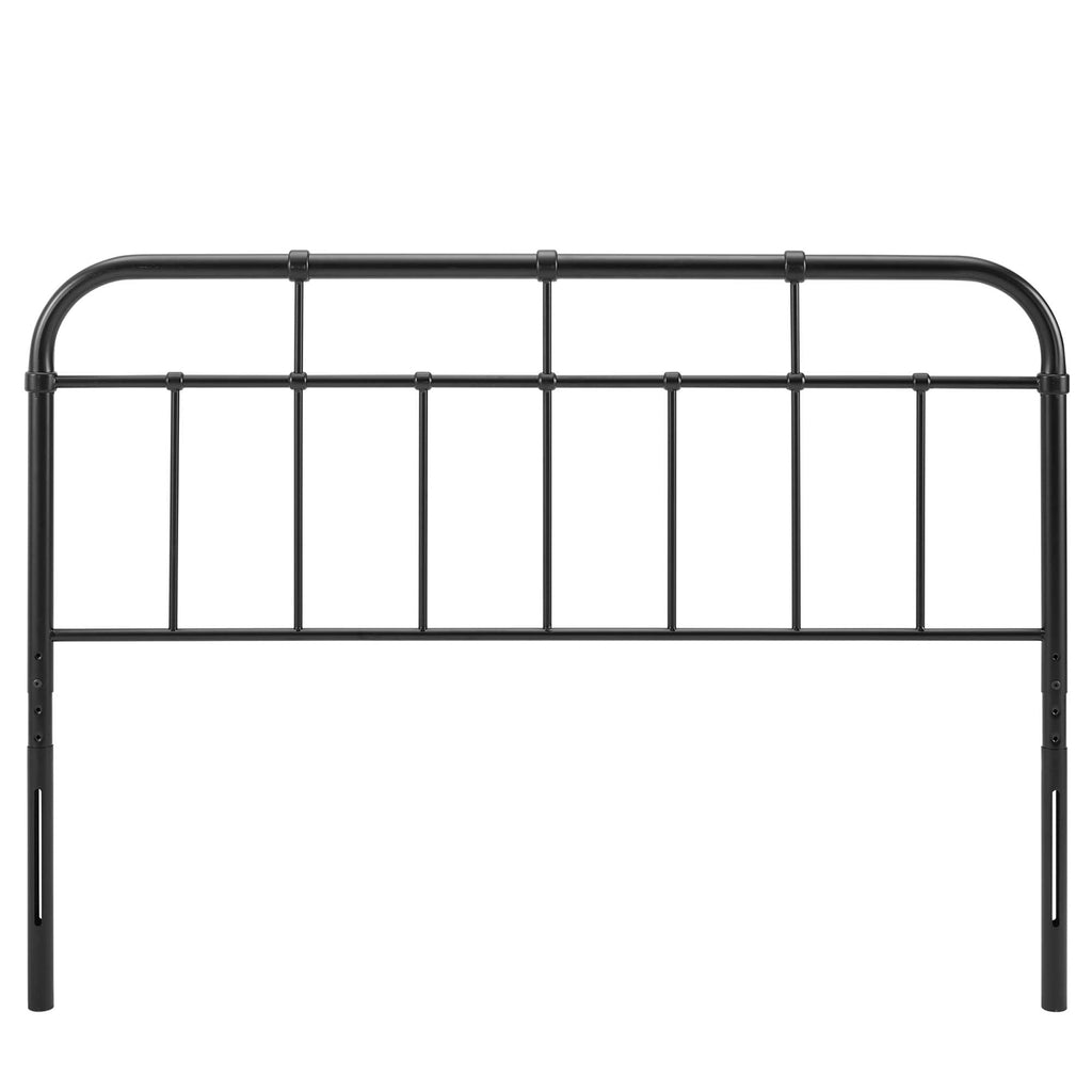 Alessia Metal Queen Height Adjustable Headboard | Powder Coated Iron Construction | Twin, Full, Queen &amp; King Sizes Available | Black, Gray, Gold &amp; White Color Options | Pack Of 2 image 5