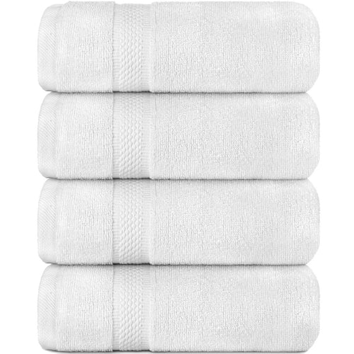27" x 50" Opal Preferred Bath Towel | 13 lbs | Diamond Dobby Border Design | Durable Cotton-Poly Blend | Fast-Drying & Efficient | Pack Of 03 Dozen image 0