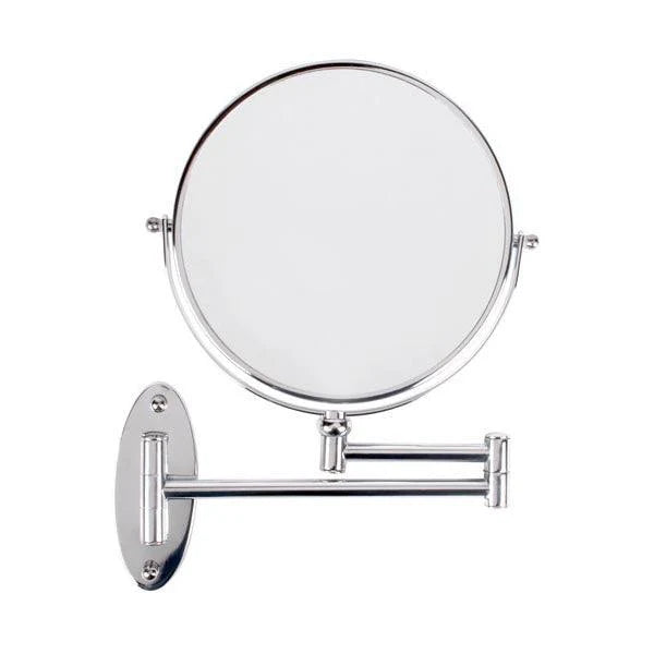 8" Conair Dual-Sided Wall-Mounted Mirror | Make Up Mirror In Polished Chrome Finish | 1x and 5x Magnification On Each Side | Pack of 3 image 0