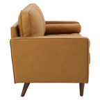 Valour Leather Sofa in Tan image 7
