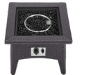 Vivacity Espresso Outdoor Patio Fire Pit Table image 4