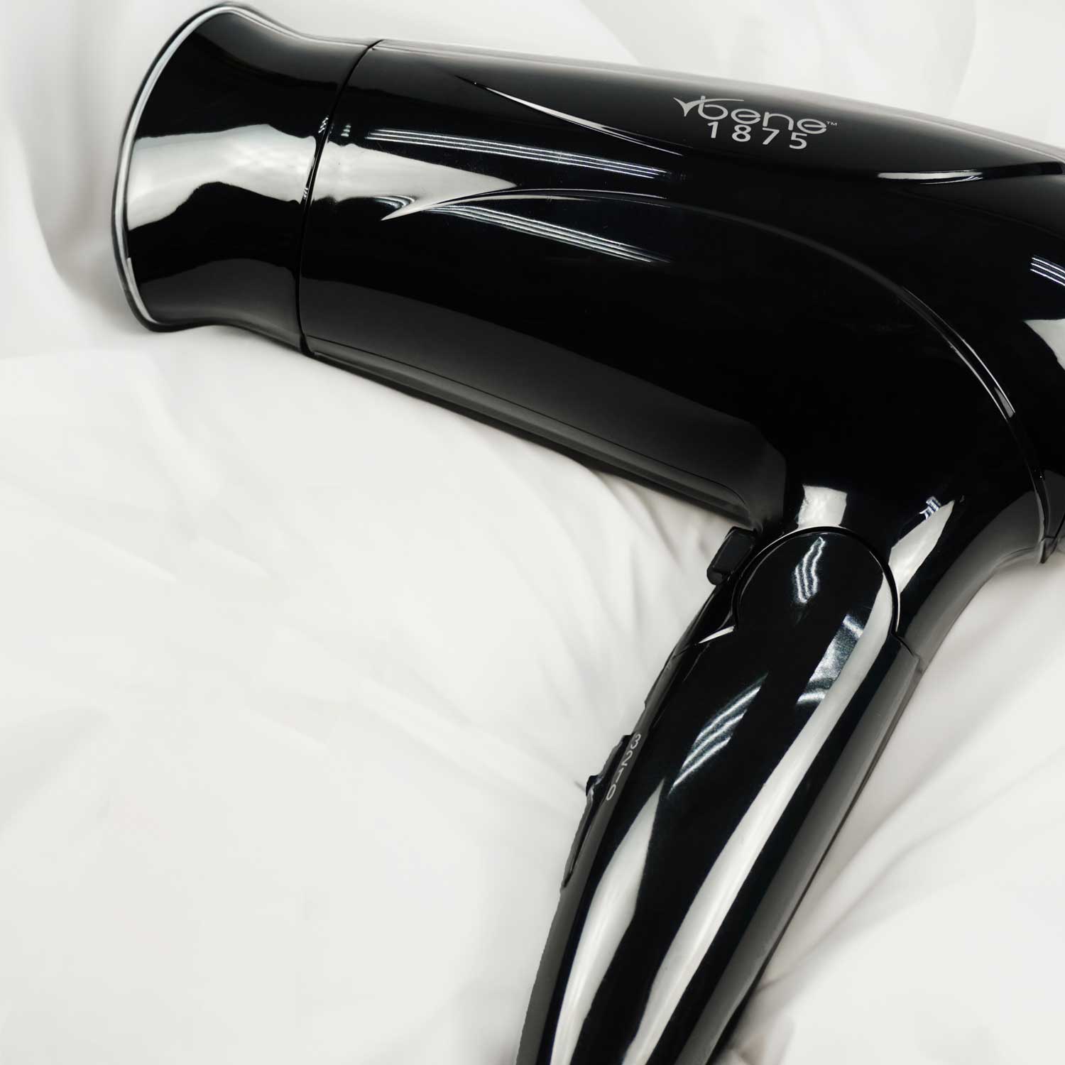1875 Watt Handheld Hair Dryer | Two Heat Settings | Cool Shot Button | ETL Listed | Black Color | Power Cord With Safety Plug | Slide Control | Foldable | Pack of 6 image 2