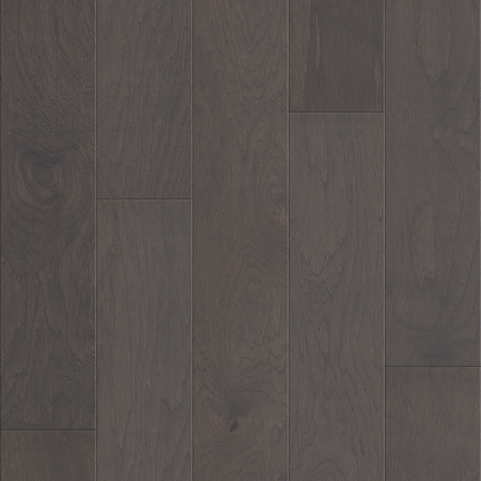 High Plains 6 3/8 | Repel Collection | Kohl Shade | Hickory | Real Hardwood | Water Resistant | Scuff Resistant | 1.2 mm Veneer Thickness | 30.48 Sq. Ft. Per Carton | Wire Brushed Texture image 2