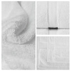 27" x 50" Opal Preferred Bath Towel | 13 lbs | Diamond Dobby Border Design | Durable Cotton-Poly Blend | Fast-Drying & Efficient | Pack Of 03 Dozen image 2