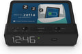 Nonstop NSW2-BK Hotel Station W Alarm Clock | Qi Wireless Charging | USB-C/USB-A | JetWay Black | Dimmable Display | Auto Day Light Saving | Tamper Proof image 0