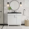 24" / 36" Miles Series Bathroom Vanity In Various Colors  | Modern Design Vanity With Basin For Homes, Hotels image 0