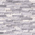 Alaskan Gray Splitface Interlocking Pattern Wall Tile | Wall Tile &amp; Backsplash Tile | Marble | Greenguard Gold, USGBC/LEED | 10 Pieces Per Box image 0