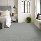Lavish Living Carpets | LifeGuard® Spill-Proof Technology® | Waters Edge Shade | Caress Collection | Spill-Proof Backing | Bleach & Fade Resistance | Industry-Leading Warranty | 12 Ft Width | 18 in W X 20.25 in L Pattern Repeat image 0