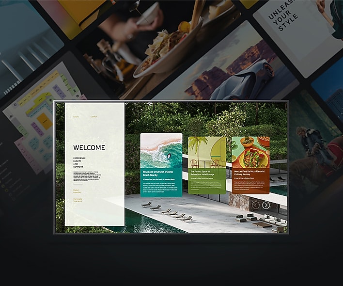 55" Series 4K Hospitality TV | Pro:Idiom | HCU708 Series | SmartTV With bLAN | 4K Upscaling and PurColor | Crystal Processor 4K | LYNK Cloud | Multi-Code Remote image 4